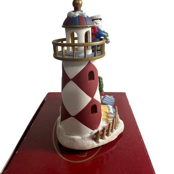Carlton Cards Vintage 2001 Santa By The Sea Lighted Christmas Decoration - Picture 5 of 8